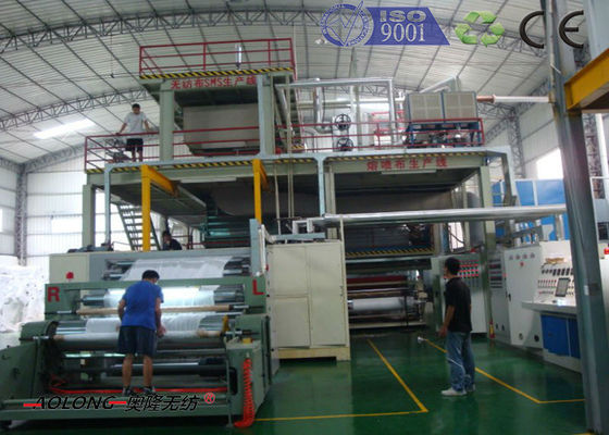 Tuỳ chỉnh SXS PP không dệt vải Making Machine Với Diamond / Oval Embossing mẫu nhà cung cấp